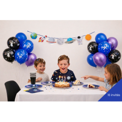 Kit décoration Espace - L’Essentiel - 16 invités