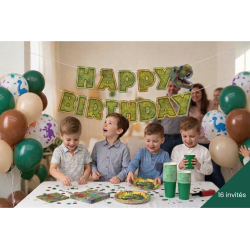 Décoration Dinosaure - Kit L’Essentiel - 16 invités